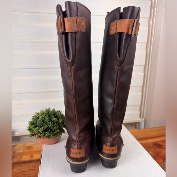 SOREL SLIMPACK TALL Equestrian Riding BOOTS Waterproof CHESTNUT 8 - Picture 7 of 11